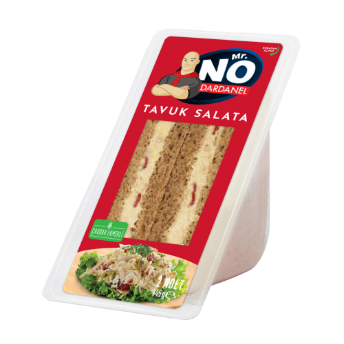 Mr. no Klasik Tavuklu Salata Üçgen Sandviç 145 G