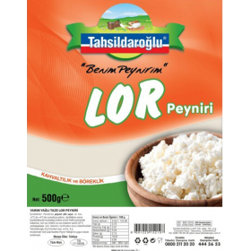 Tahsildaroğlu  Torba Lor Peynir 500 g