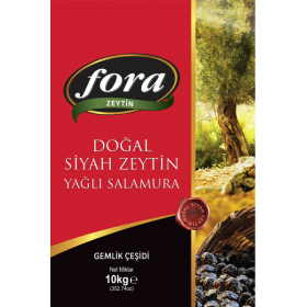 Fora Gemlik Doğal Yağlı Salamura Siyah Zeytin (231-260) kg