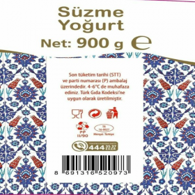 Eker Süzme Yoğurt 900 g