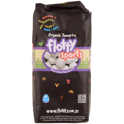 Flotty Sports Organik Yumurta 8 li