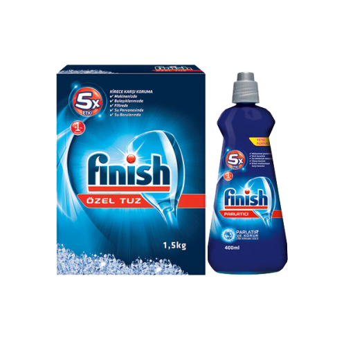 Finish Özel Tuz 1500 g Ve Parlatıcı 400 ml