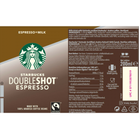 Starbucks Doubleshot Espresso + Milk Kutu 200 ml
