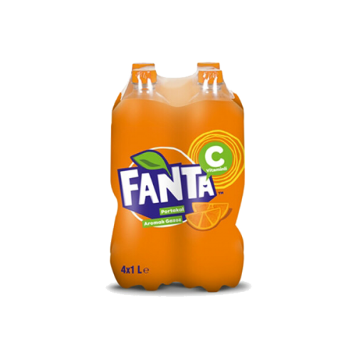 Fanta Portakal 4x1 lt