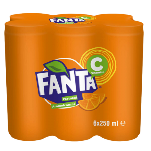 Fanta Kutu 6x250 ml