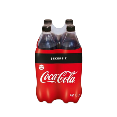 Coca Cola Şekersiz 4x1 litre