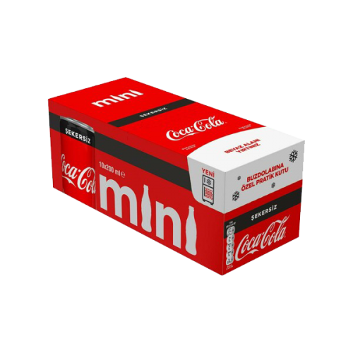 Coca Cola Şekersiz 8 x 200 ml Kutu