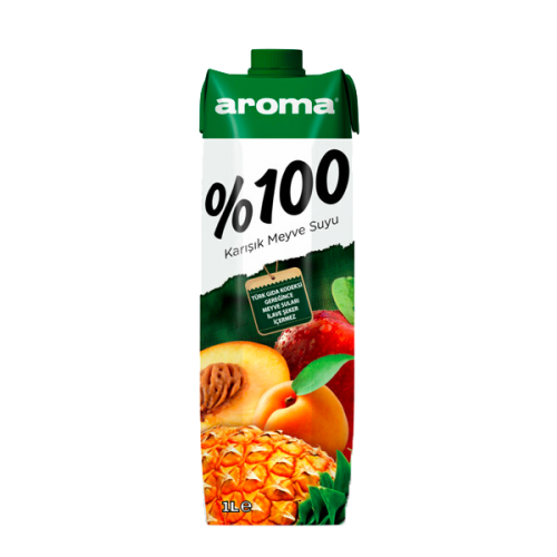 Aroma 100 Karışık Meyve Suyu 1 lt