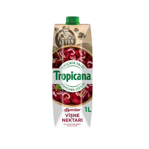 Tropicana Afyon Vişne Nektarı Tetra 1 lt