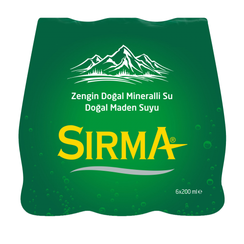 Sırma Doğal Maden Suyu 6x200 Ml Cam