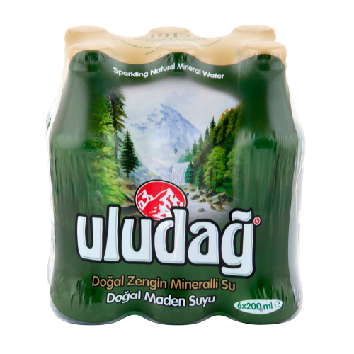 Uludağ Doğal Maden Suyu 6X200 Ml